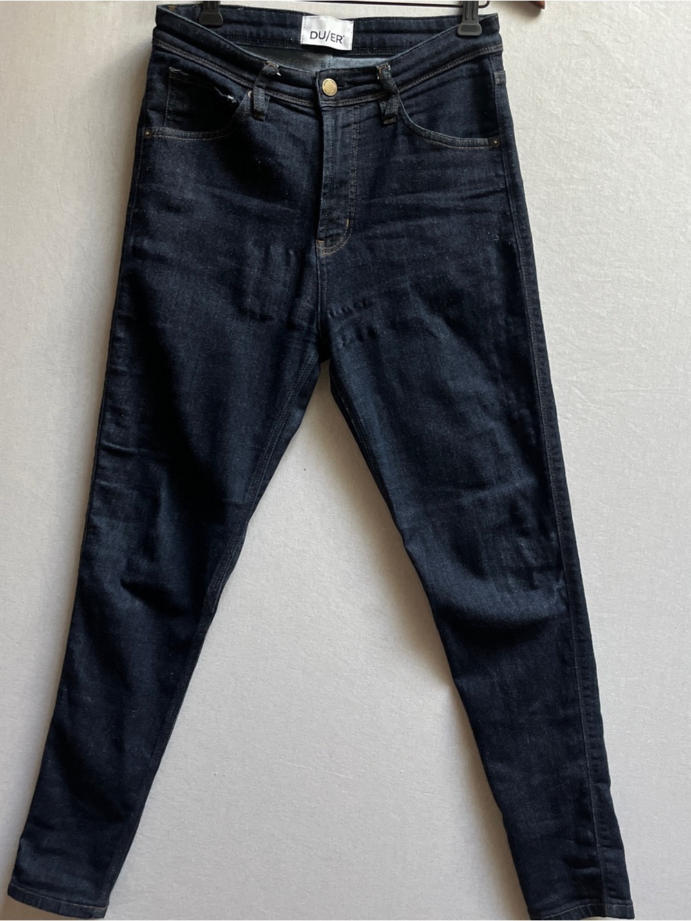 DU/ER Dark Indigo Slim Fit Jeans Denim Mens Classic Blue